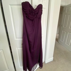 Purple formal dress